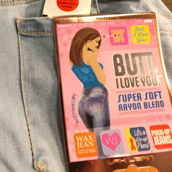 Wax Jean Light Blue Ripped Skinny Jeans - Picture 8 of 9